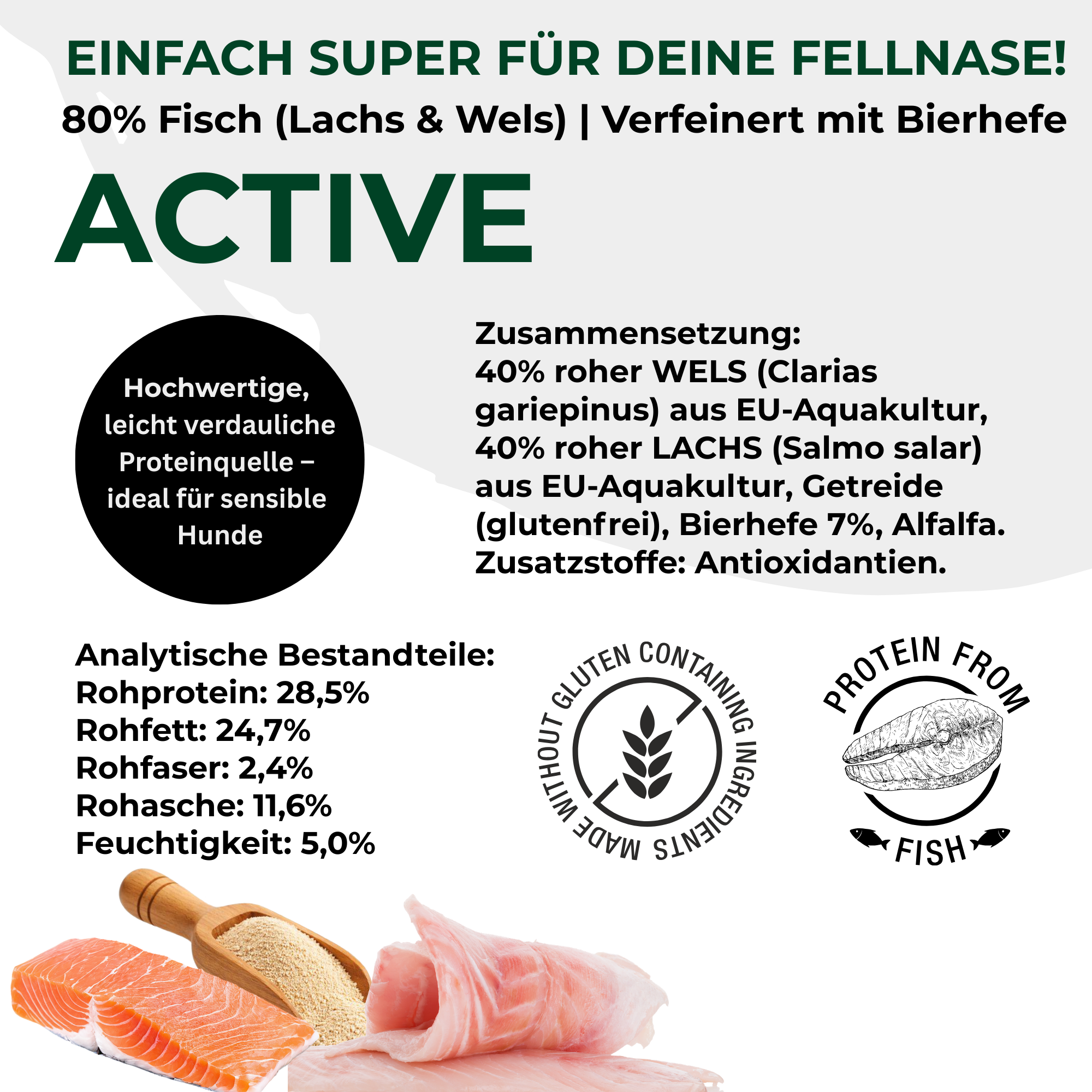 PETEFCO | ACTIVE BITES | 80% Fish | 3x100g | recompensa pentru caini