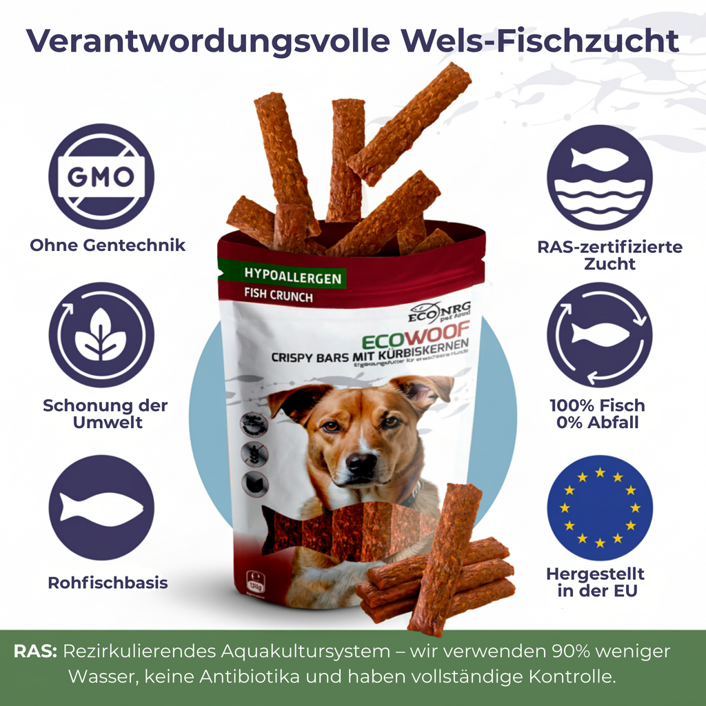 Crispy Bars cu semințe de dovleac | 3x125g | recompensa pentru caini
