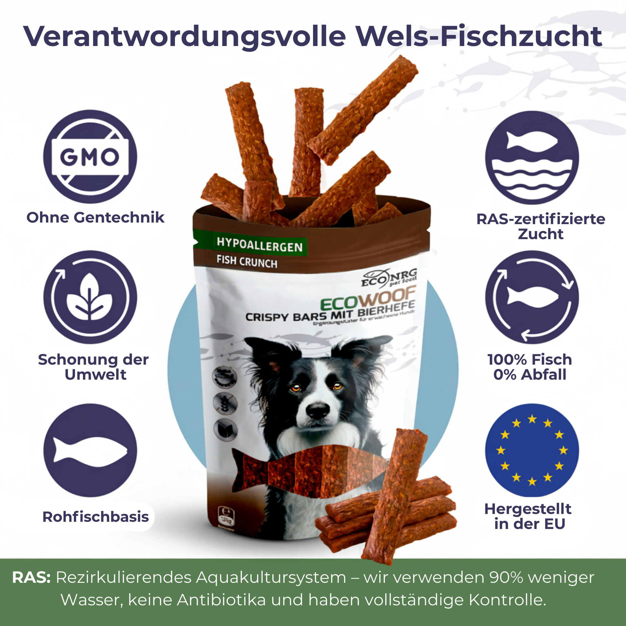 Crispy Bars cu drojdie de bere | 3x125g | recompensa pentru caini